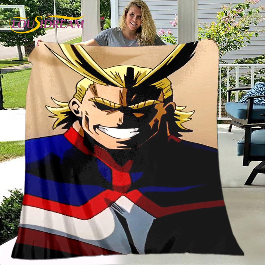 My Hero Academia Anime Cartoon Soft Plush Blanket,Flannel Blanket Throw Blanket for Living Room Bedroom Bed Sofa Picnic Cover