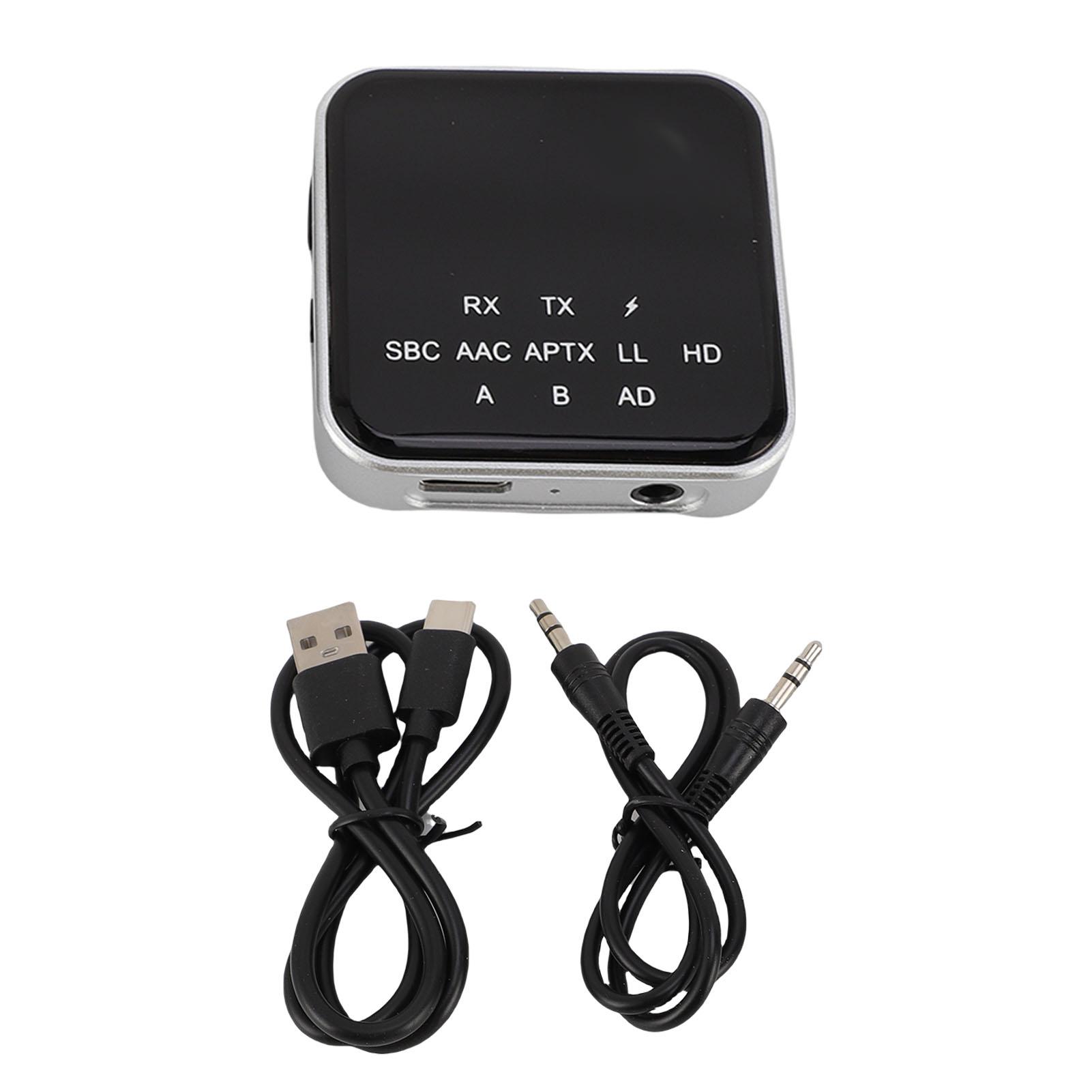 

Bluetooth 5.2 Sound Adapter 250mAh Li Battery Multifunctional Wireless AUX Bluetooth Adapter