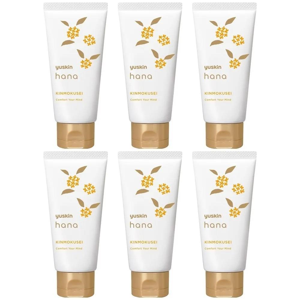Крем для рук Yuskin Hana Kinmokusei (Османтус) 50 г, 6 шт.