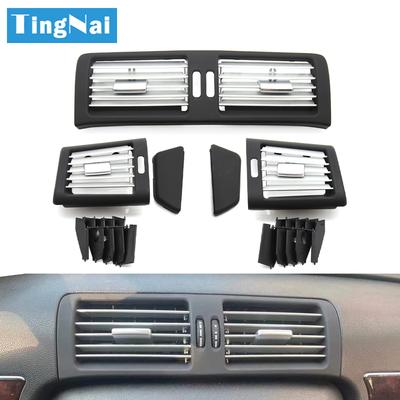 Front Rear Fresh Air Conditioner Chromed AC Vent Outlet Grille Cover For Mercedes Benz W251 2009-2018 R300 R320 R350 R400