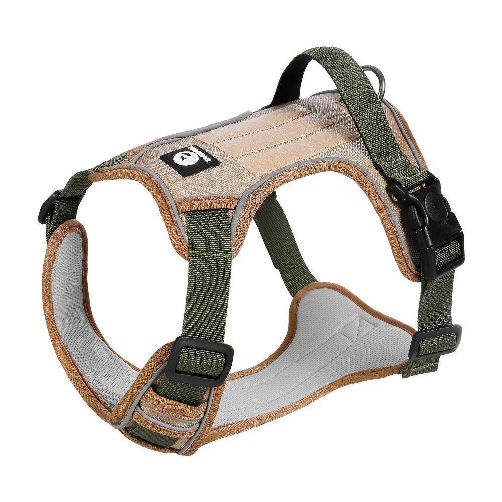

Reflective Pet Vest No Pull Pet Training Walking Harness Dog Harnesses Collar for Medium Large Dog L хакі