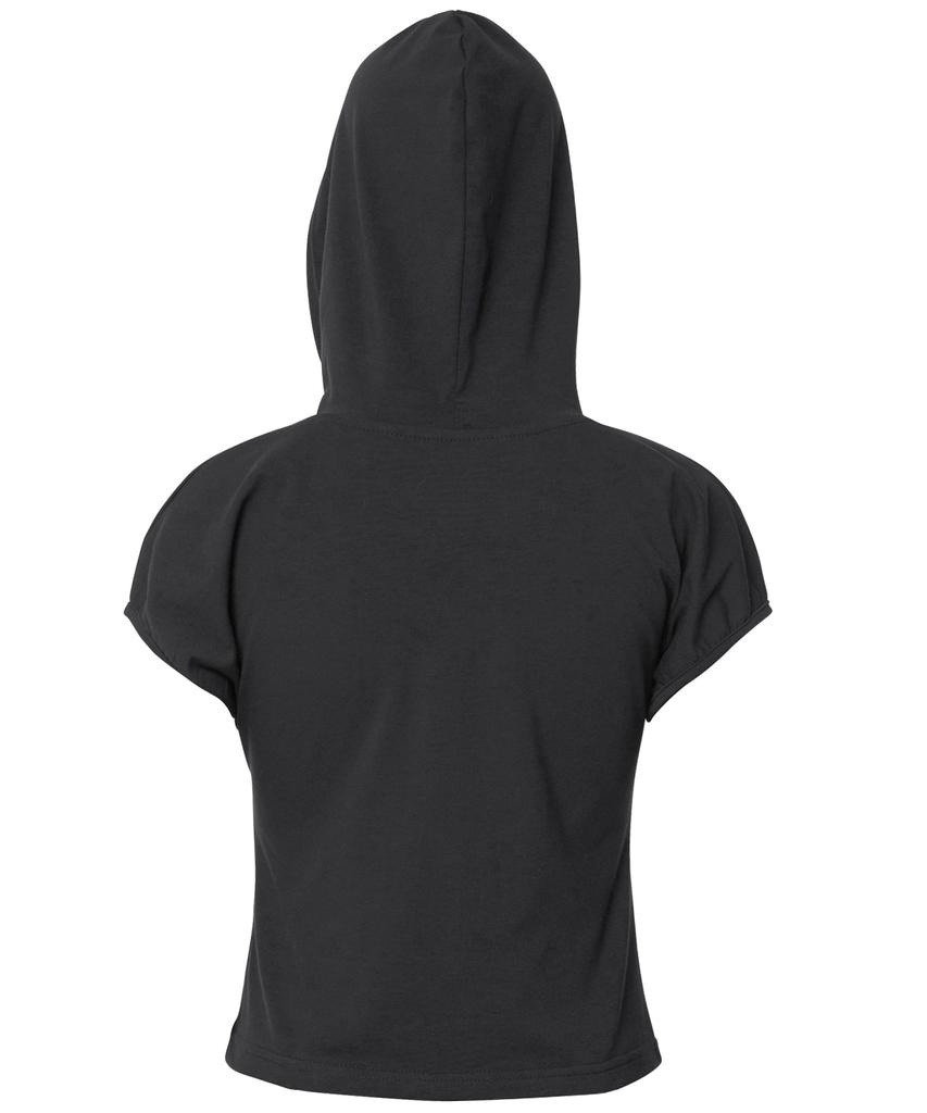 Peulleeoeob Kaya Shirred Hoodie (Fl-159_Black)