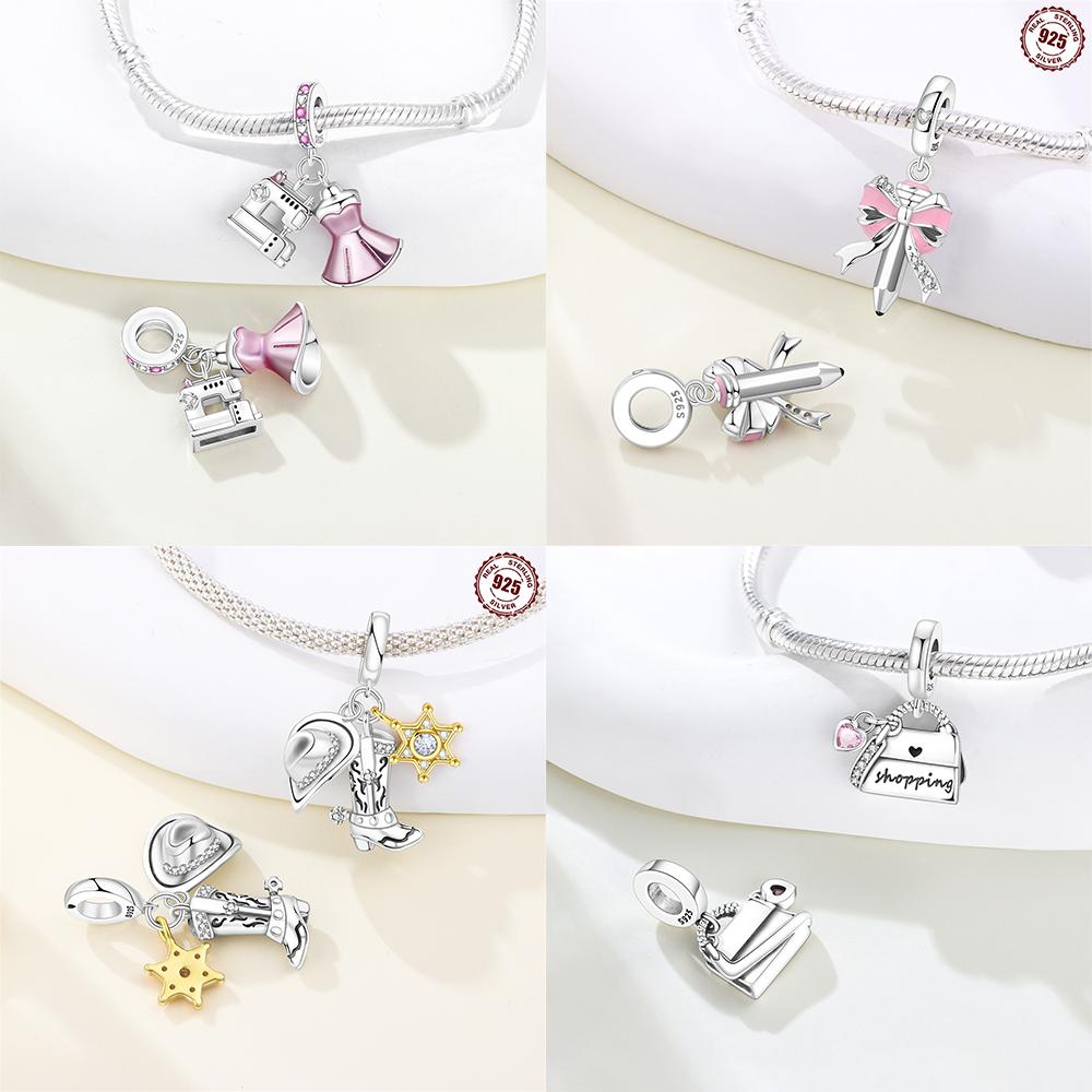 Charms Plataoriginalesfootball Baseball Beads For Charms Copper Bracelet Beads Jewellery Making Women'S Gift