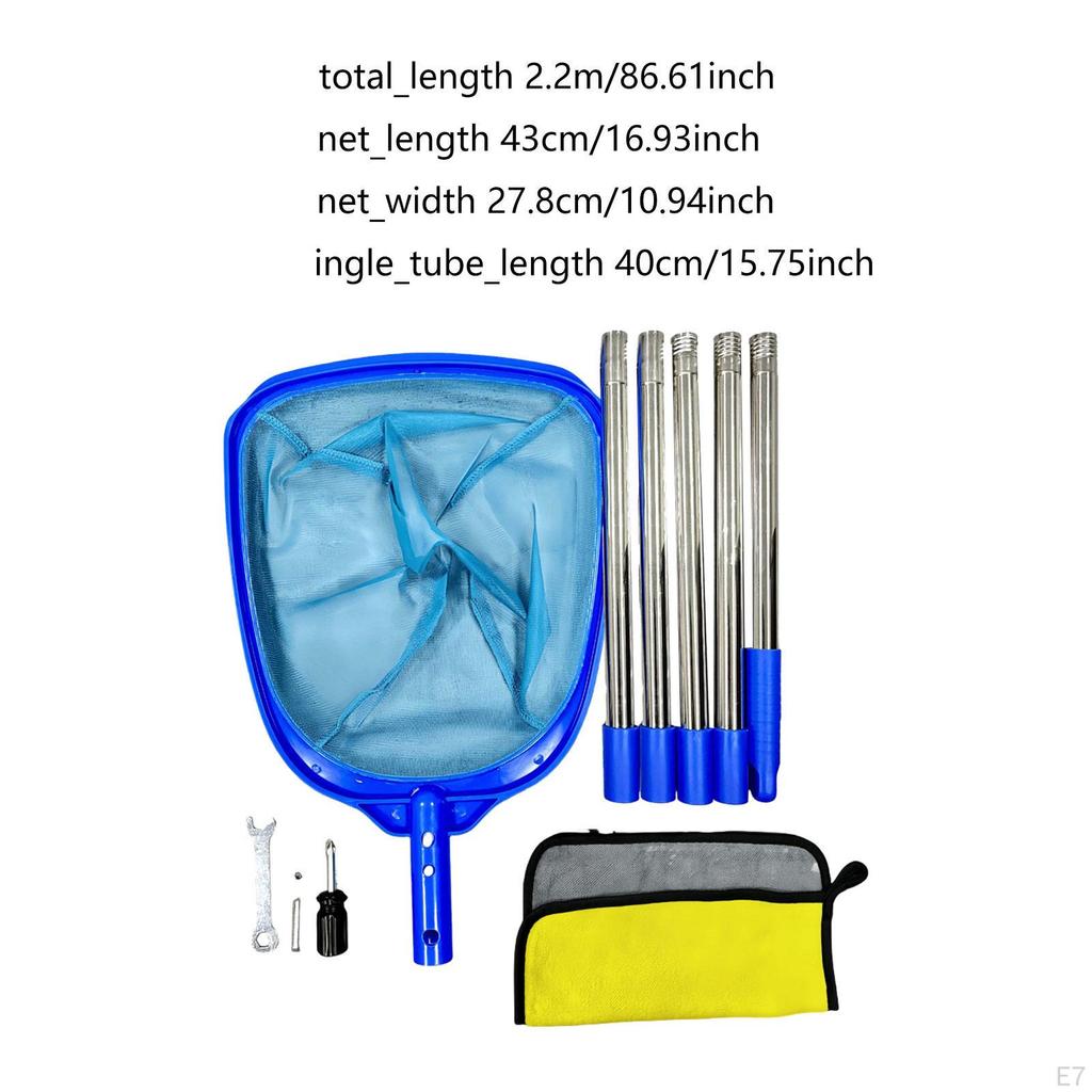 Pool Leaf Skimmer Net Cleaning Pools Durability Professional Practical Efficient Debris Pickup