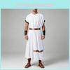 Costum Toga Grecească Apollo din Material Poliesteric Pentru Evenimente Cosplay și Halloween