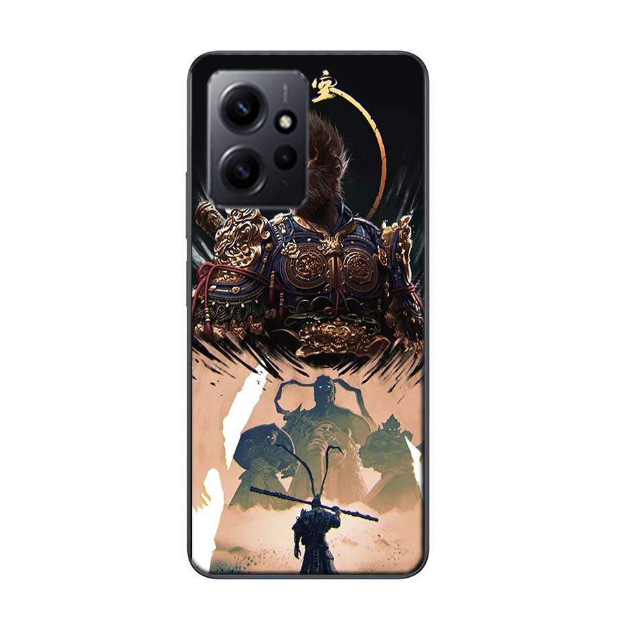 Black Myth Wu Kong Phone Case For Redmi Note 14 15 Pro 5G 13 12 Pro Plus 11 11T 11E 11S 10 Pro 10S 9 9S Cover Cell Clear TPU Cap