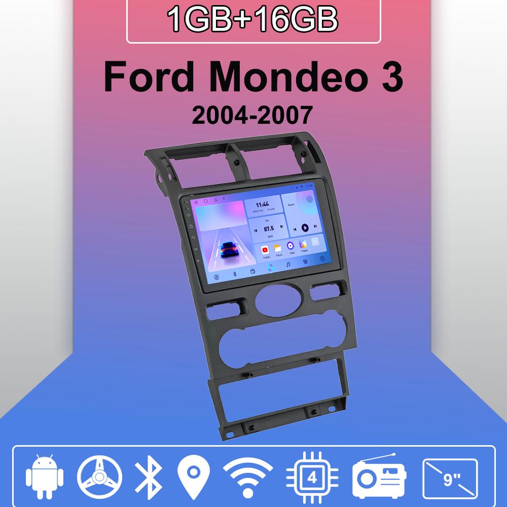 

Android Carplay автомобильное радио для Ford Mondeo 3 2004-2007 мультимедийный проигрыватель головное устройство стерео GPS навигация BT WIFI 2+32 ГБ 1+16GB,A
