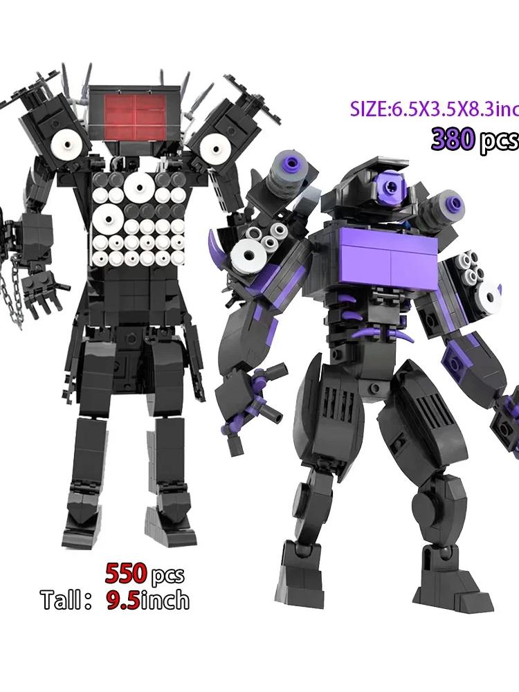 Moc Skibidi Toilet Figurky Modelové Kostky Titan Kameraman Speakerman Stavebnice Párty Halloweenská Dekorace Dárky pro Kluky
