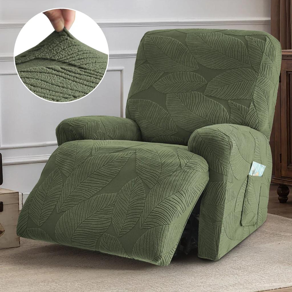 1/2/3Seater Split Recliner Sofa Cover Jacquard Recliner Chair Cover Strench Relax Armchair Slipcover Home Fundas Para Sillones