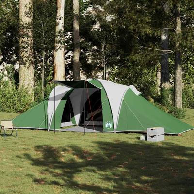 Vidaxl Family Tent, 6-Person, Dome, Green, Waterproof