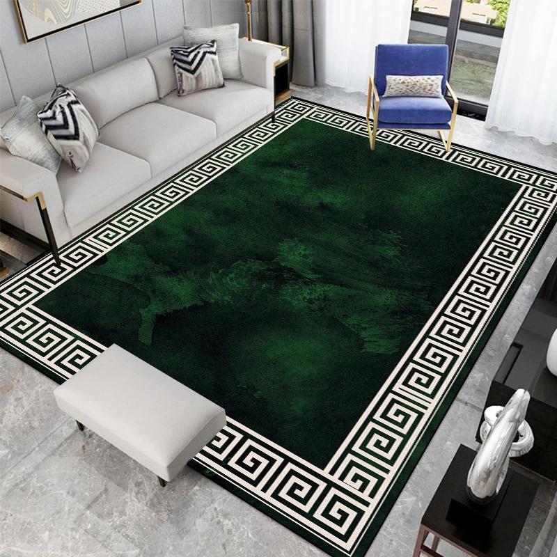 Living Room Decoration Abstract Carpets Modern Home Soft Rugs Hall Sofa Light Luxury Floor Mat Room Decor Cloakroom Large Carpet