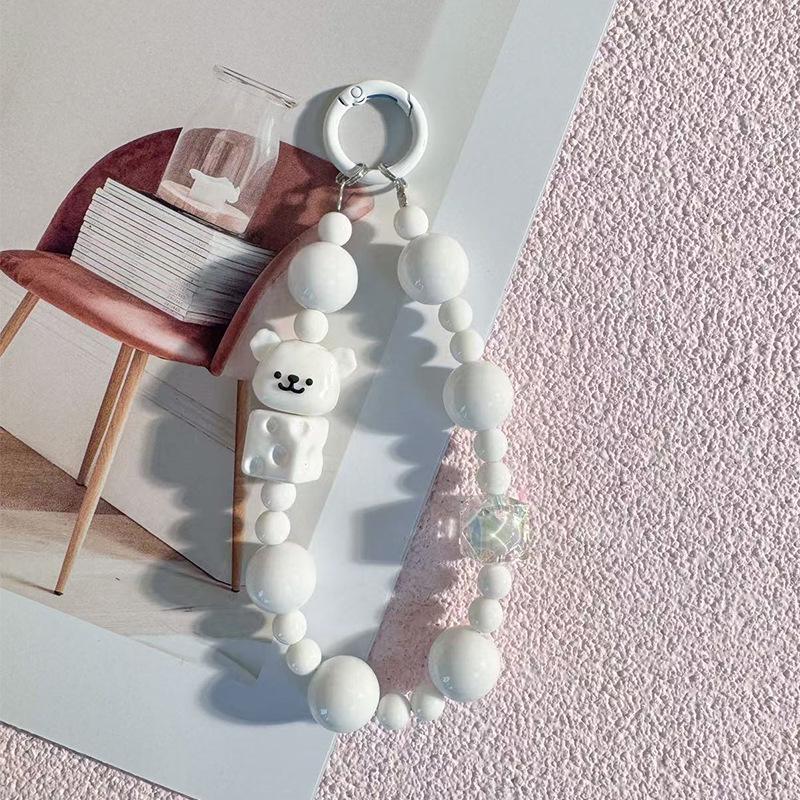 

Очаровательный 3D мультяшный брелок-шнурок для телефона из бусин - Модный аксессуар и маленький подарок для девочек