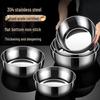 Shangqi 316 Stainless Steel Dough Kneading Bowl with Lid, 32CM
