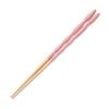 Dishwasher-safe Natural Wood Chopsticks, Unisex, 23cm, Kumokumo, Cloud Design, Pink, Made In Japan, G-64687