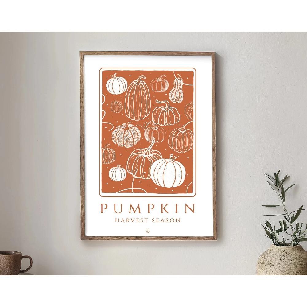 1pc Pumpkin Spice poster, Autumn poster, autumn decoration, Pumpkin, Autumn, Farm Fresh Pumpkins, autumn decoration poster,