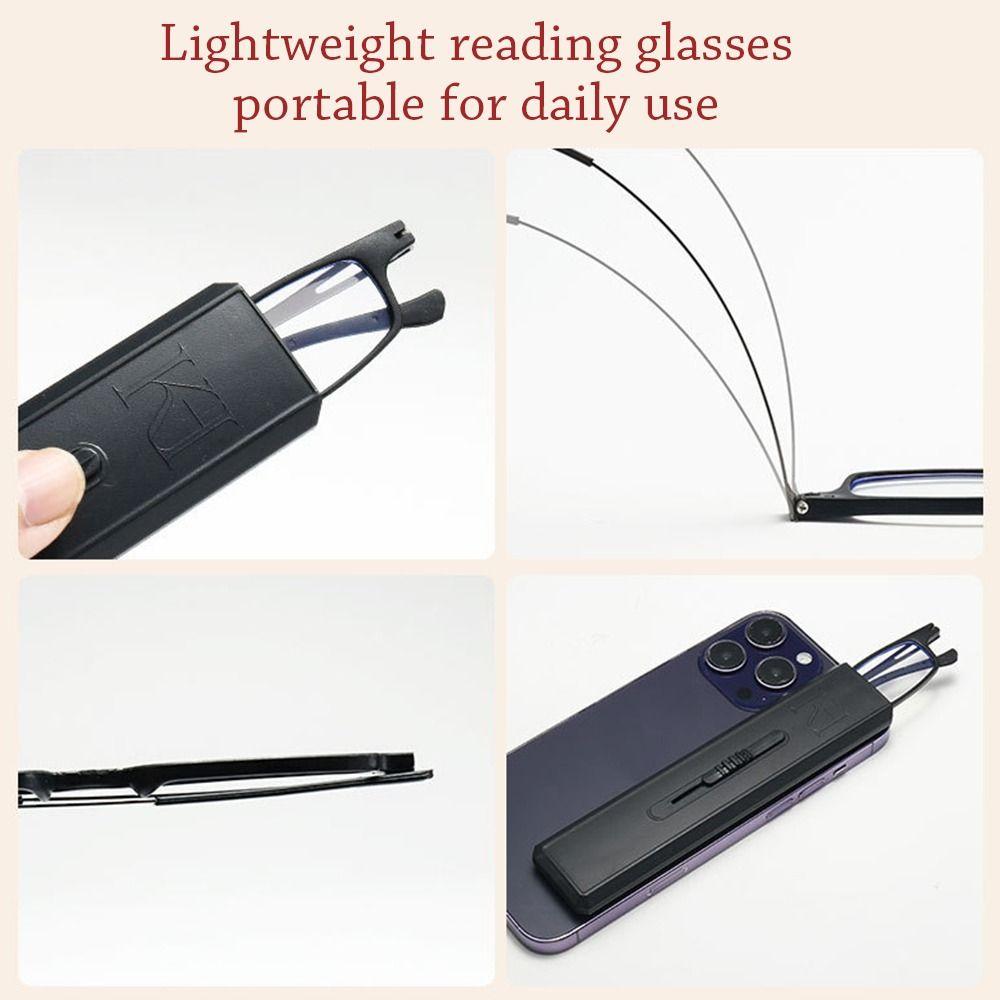 Blue Ray Blocking Anti-Blue Light Reading Glasses Folding Portable Hyperopia Glasses Eye Protection Ultralight