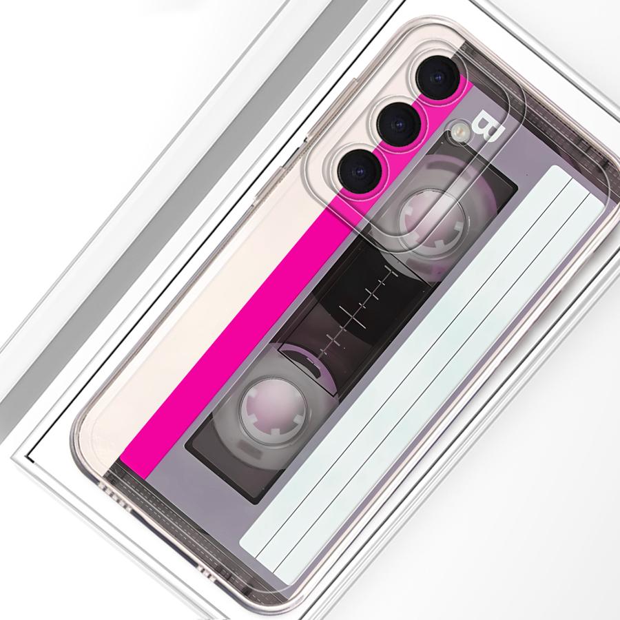 Fashion Retro Cassette Tape Phone Cover Case for Samsung Galaxy A25 A51 A36 A13 A33 A52 A56 A50 A34 A35 A52 A31 A26 A24 A54 A15