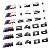 För M power gamla emblem märke logotyp M135d M135i M145d M145i M240d M240i M340d M340i M440d M440i M550i M760Li ABS Bakre logotyp