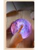3D Moon Lamp with USB Charging, Remote Control, and Painted Planet Design - Creative Starry Sky Night Light Table Lamp.