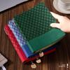 Carnet Rétro à Carreaux A5 en Cuir Souple - Journal d'Affaires Personnalisé avec Papier Daolin Épais, Haute Valeur Esthétique