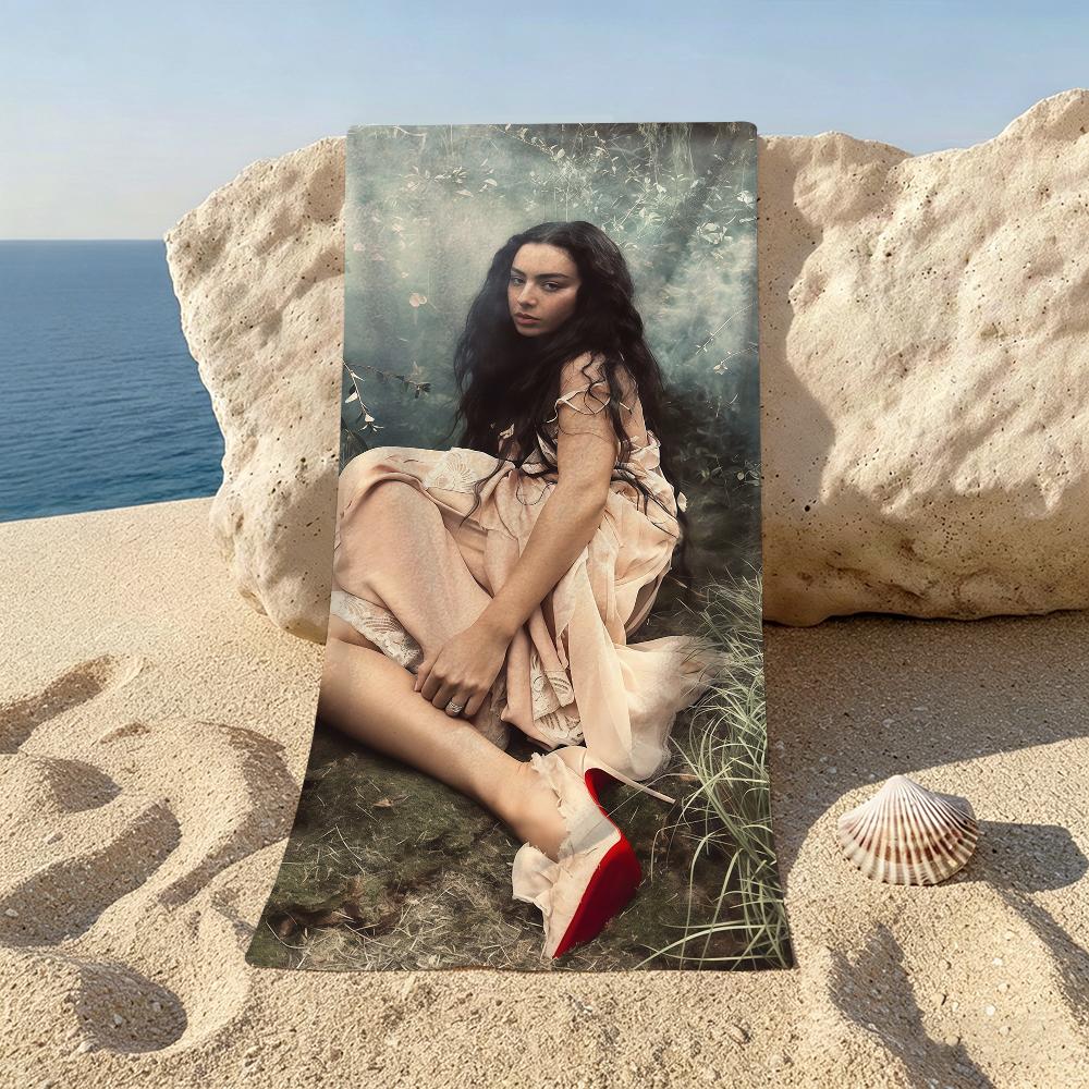 C-Charli XCX Wuthering Heights Beach Towel For Beaches Yoga Studios Gyms Hot Springs Swimming Pools And Picnics