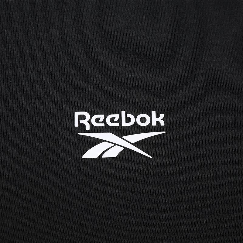 Reebok Solid Color Pullover Hoodie Unisex Hoodies Black GR8470