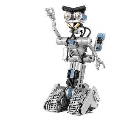 Buildmoc Johnny č. 5 Roboti Číslo pět Figurky Robot 387KS Cihla MOC Sada Stavební bloky Sady Hračky pro Děti Děti Dárky Hračka