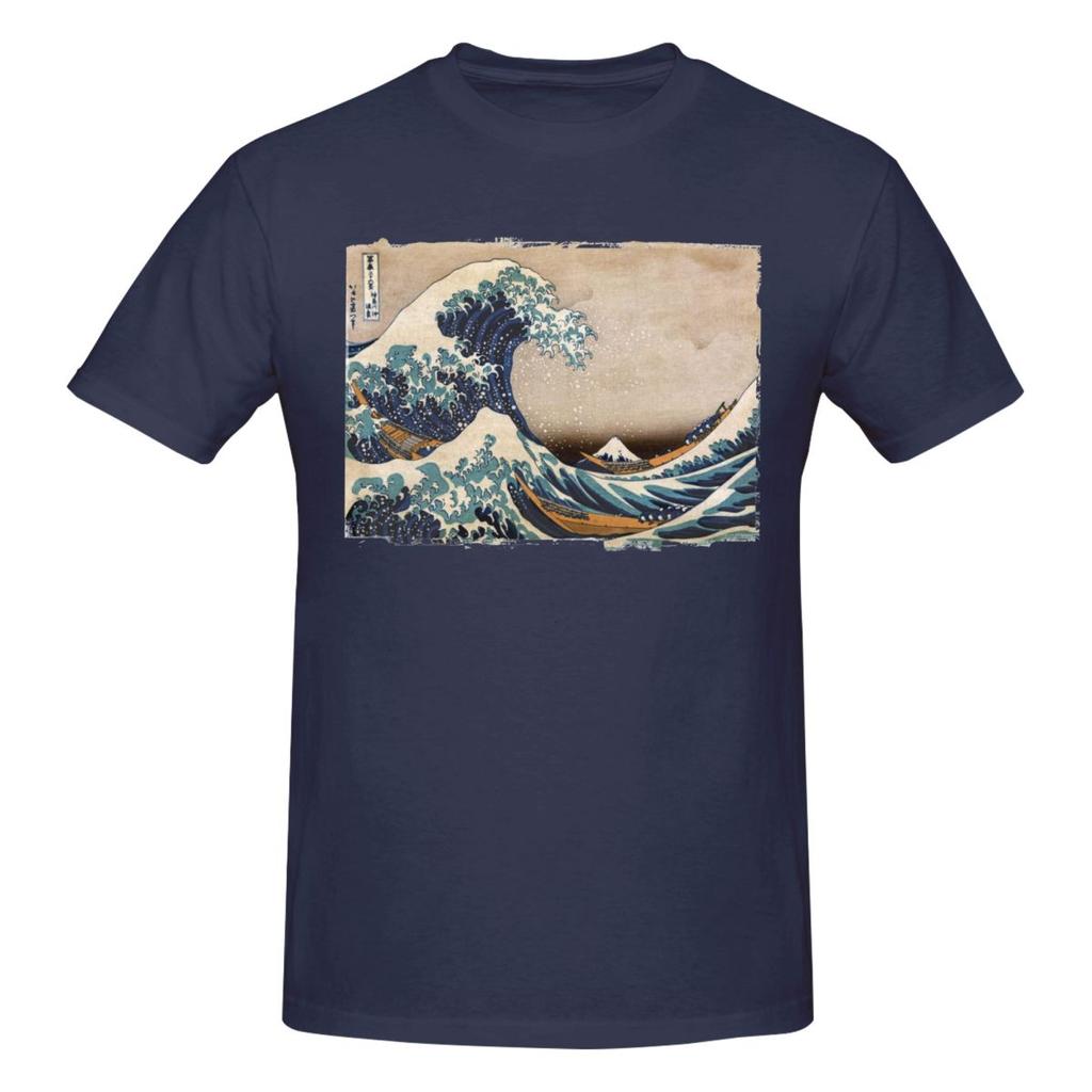 Japanese Waves Hokusai Vintage T Shirts Graphic Y2k Idea Oneck Unisexs Wounisex T Shirts Clothes
