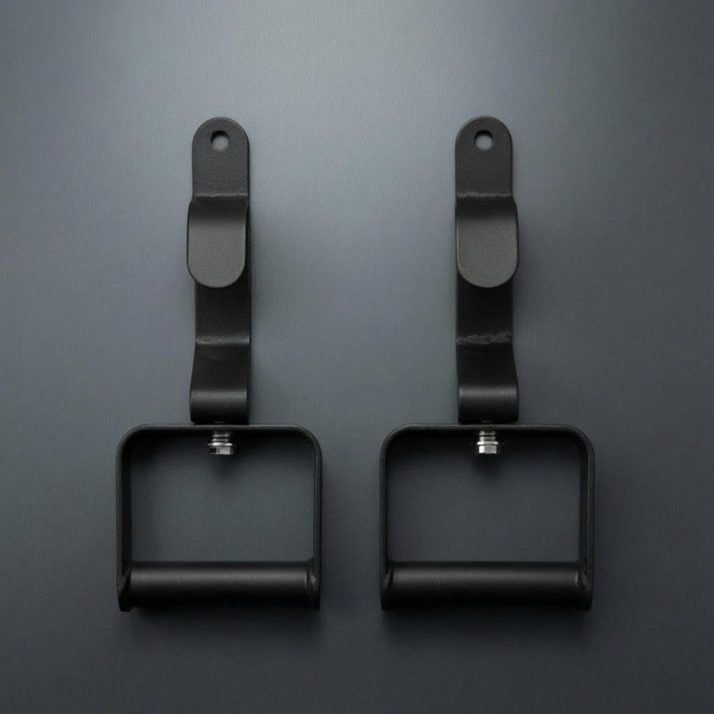 Cable Machine Handles Heavy-Duty Attachment Anti-Slip Gym Grips