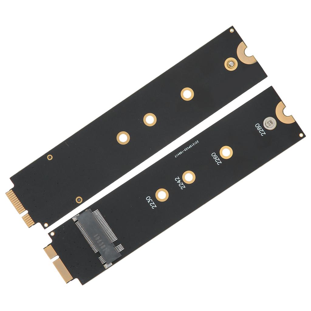 2pcs For SATA M.2 NGFF SSD To 2010 2011 for OS X Air A1370 A1369 Converter Adapter Card (12+6 Contacts)