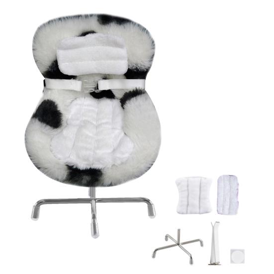 Doll Car Seat with Safety Strap Plush Doll Chair Sofa Multifunctional Car Interior Decor