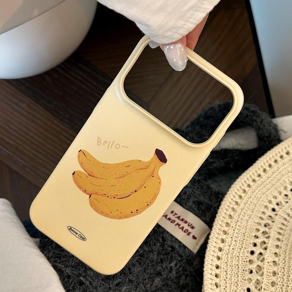 Funda Creativa de Plátano para iPhone 16, iPhone 17 y iPhone 17 Pro Max