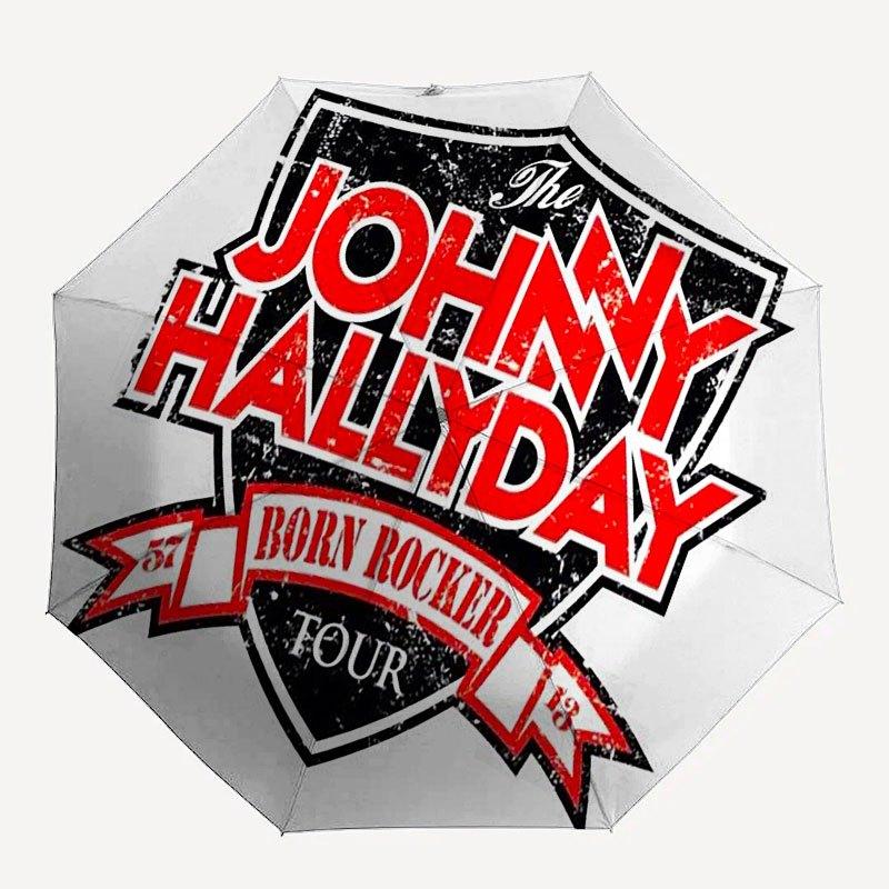 

1Парасолька Johnny Hallyday з Автоматичним , Складана Парасолька, Портативна та Міцна для Подорожей, Дому,