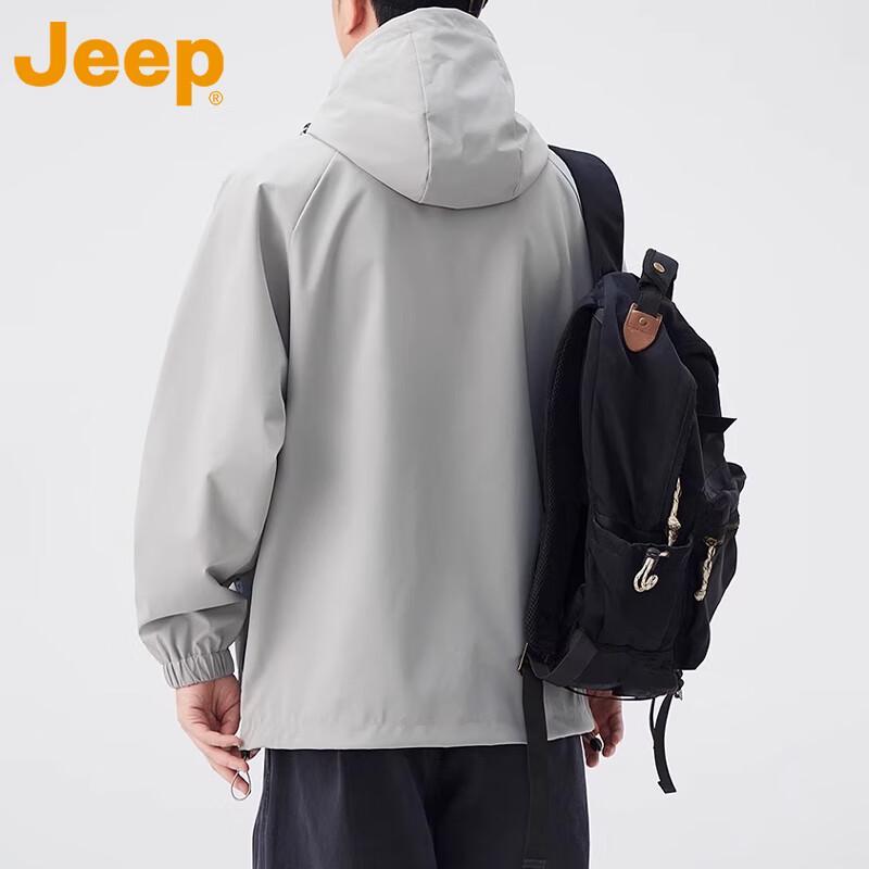 JEEP Men's 2025 Autumn/Winter Outdoor Windproof Jacket