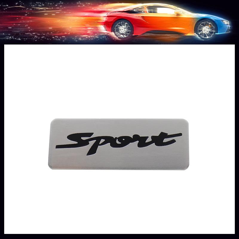 Car Sticker Sport Word Letter Aluminum Emblem Badge Decal Auto Car Sticker Emblem Badge Decal Decoration Accessories