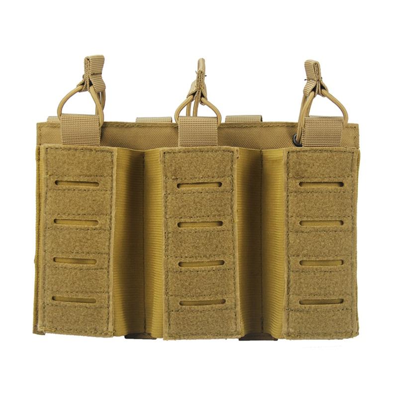 

Molle Підсумок для магазинів Тактичний Підсумок для магазинів Еластичний Відкритий Потрійний Підсумок для магазинів Тримач Переноска Для M4 M14 M16 AK AR