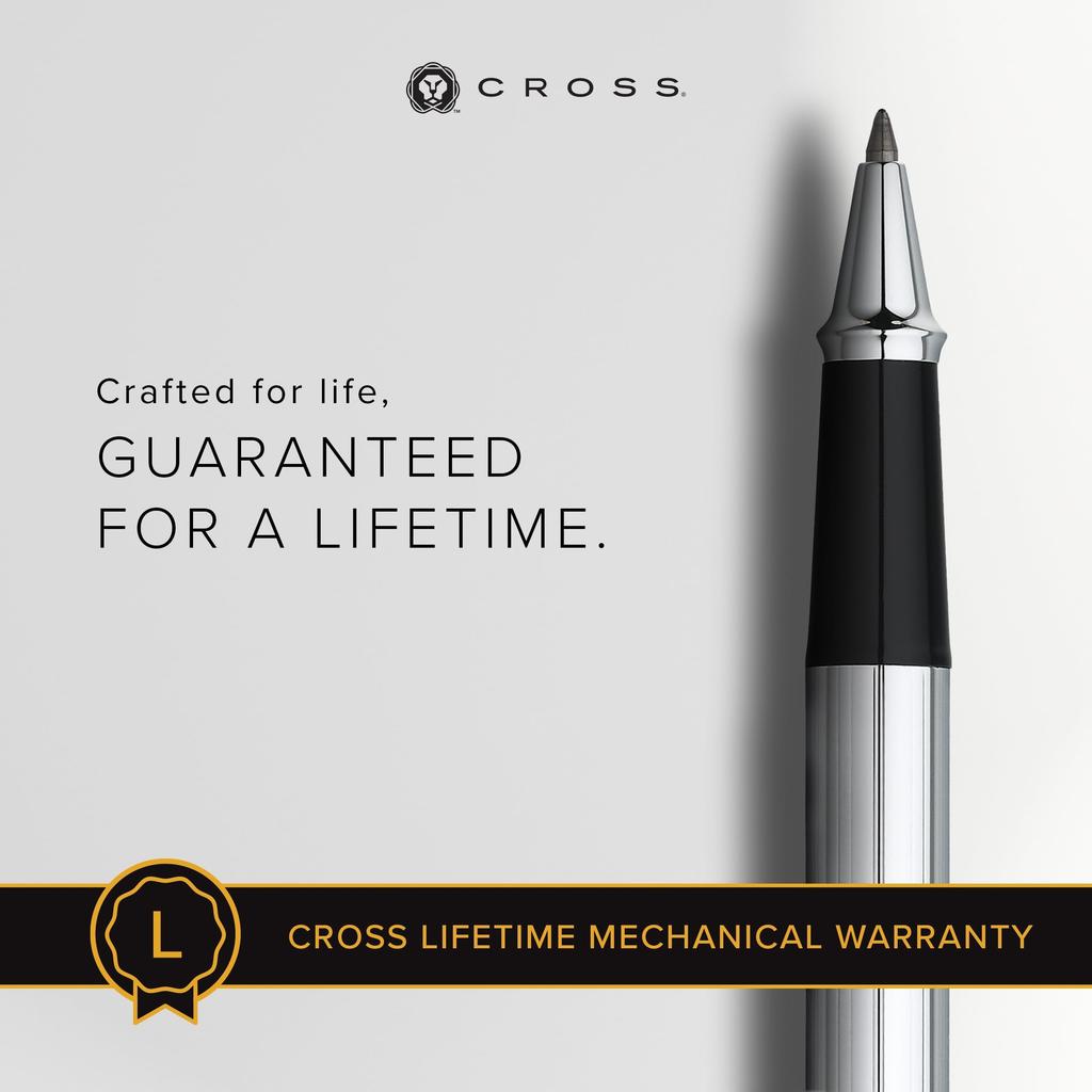 Cross Townsend 535 Chrome Gel Ballpoint Pen (Officially Imported)