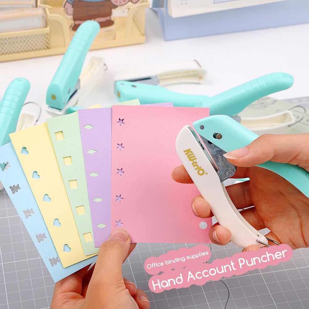 Craft Tool Hole Punch DIY Embossing Device For Card Making Multi Patterns Paper Crafts Puncher Student Stationery Supplies