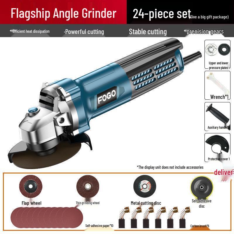Gefu Multifunctional Angle Grinder & Polisher - Household Hand Tool for Grinding, Polishing, and Cutting