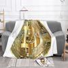 Bitcoin Blanket Super Soft Warm Light Thin Money Bitcoin Digital Money Gifts Trading Exchange Stock Exchange
