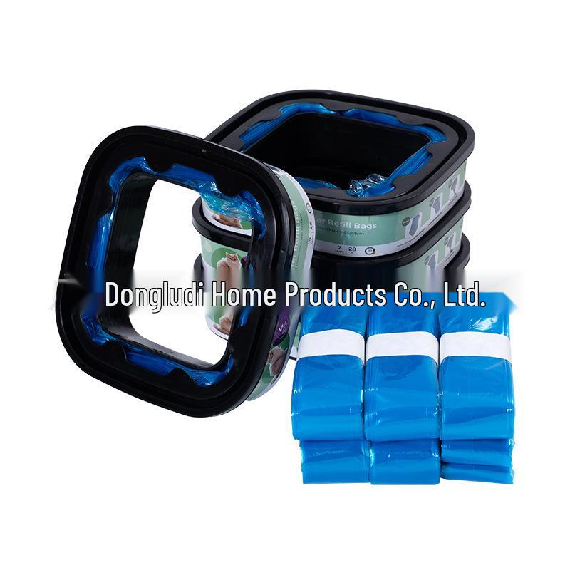 

High Barrier Odor-Blocking Diaper Pail Bags Compatible with Genie 260*40*0.025*4.5m (Without Shell) темно-синього кольору