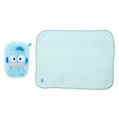 Marushin Mascot Drawstring Blanket Sanrio Hangyodon Fluffy Hangyodon H70 X W100cm Blanket Cute Fluffy Stylish Cold Weather Goods 3245012300 Approx.