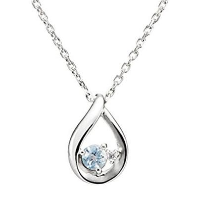 Gift Wrapping Eternal Silver Pendant Necklace with Drop 111424121810 [Set] Available 4℃ Women's Motif, Silver, 4c,