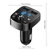 Dual USB Fast Charger & FM Bluetooth Receiver 5.0 MP3 Player for Car with Flash Drive Support