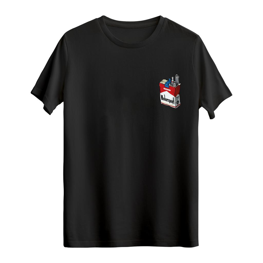 Motorsport Spark Plug Cigarette Pack Tshirt Unisex Unisex Funny Racing Graphic Print Casual Short Sleeve Tee Tops