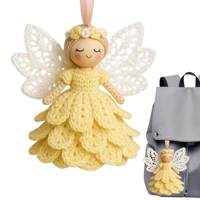 Crochet Kit for Beginners Angel Doll Ornament Craft Set Crochet Craft Kit for Women Men Hobbyists Enthusiasts Family Members