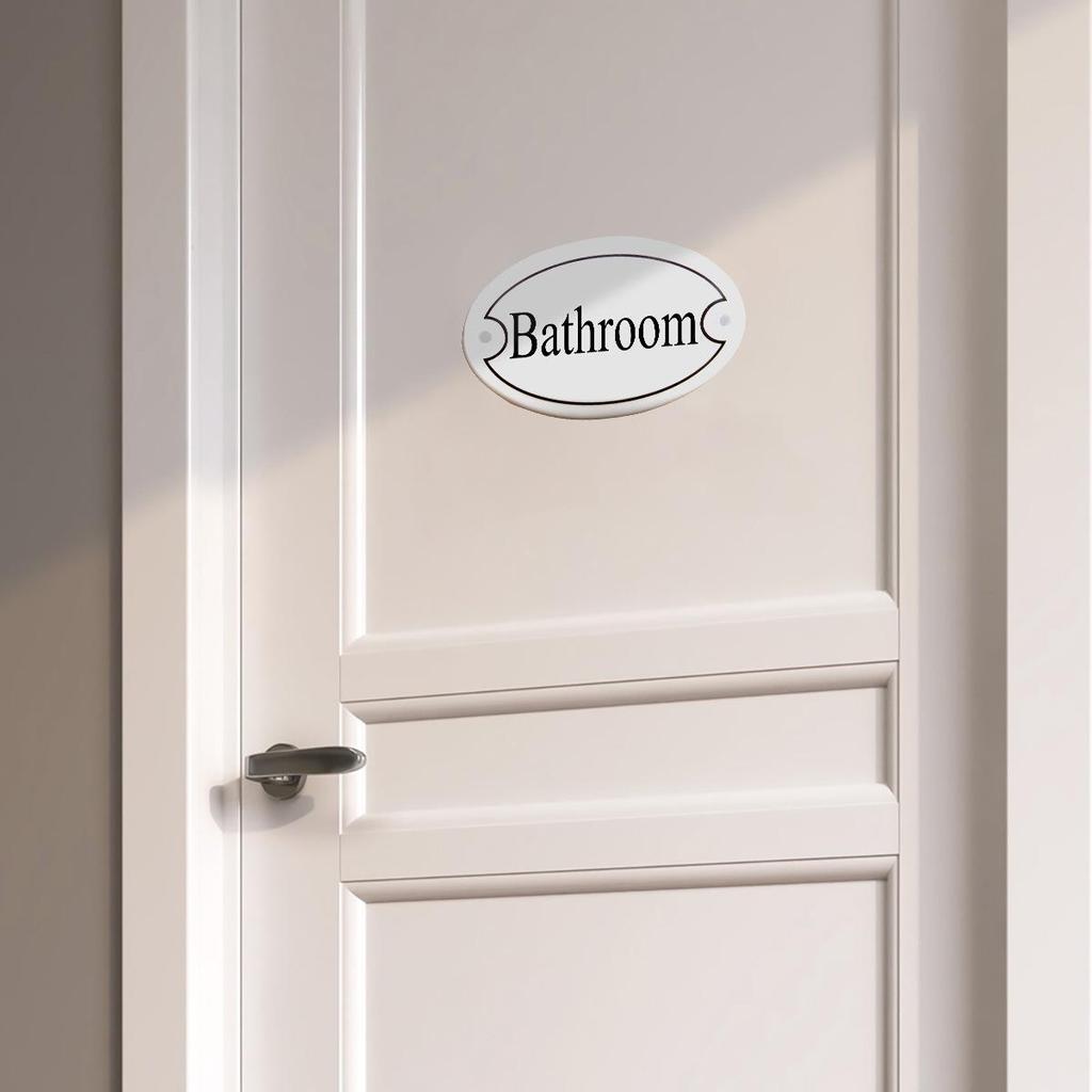 13 Stiluri Autocolante Slogan Impermeabile pentru Chiuveta de Baie și Ușă - Decalcomanii de Perete Decorative Autoadezive