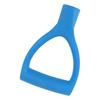 Shovel Handles D Type 32mm ID Plastic Quick Installation Snow Shovel Handle for Digging Raking Tool Light Blue