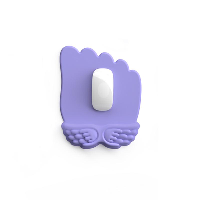 Silikon-Memory-Schaum-Handgelenkauflage für Maus und Tastatur mit Handyhalter