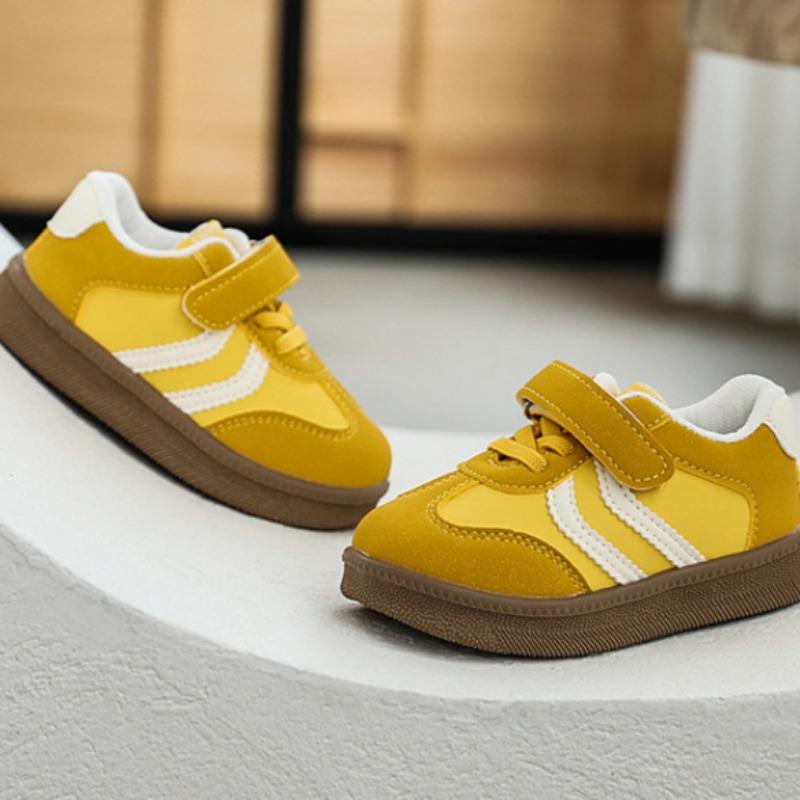 Children's Non-slip Sports Shoes Boys' All-match Sneakers Girls' Soft-soled German Training Shoes